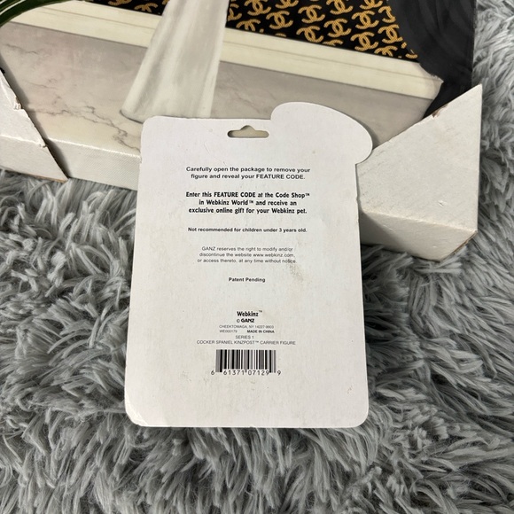 NWT NIP GANZ Webkinz Cocker Spaniel Toy KinzPost Carrier Postal Worker Figure - Picture 4 of 11